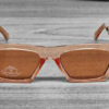 UO - Urban Outfitters Pink / Peach Squashed Cat Eye Sunglasses Vintage Retro ...