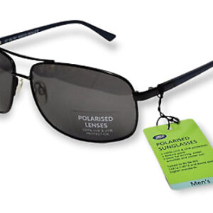 Boots 6748791 Men's Quality Pilot Polarised Sunglasses Filter CAT3 (A23)
