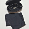 Foster Grant GUSTAV Folding Reading Glasses +1.50 Hard Compact Case Belt GUN GRE
