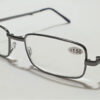 Foster Grant GUSTAV Folding Reading Glasses +1.50 Hard Compact Case Belt GUN GRE