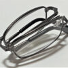 Foster Grant GUSTAV Folding Reading Glasses +1.50 Hard Compact Case Belt GUN GRE